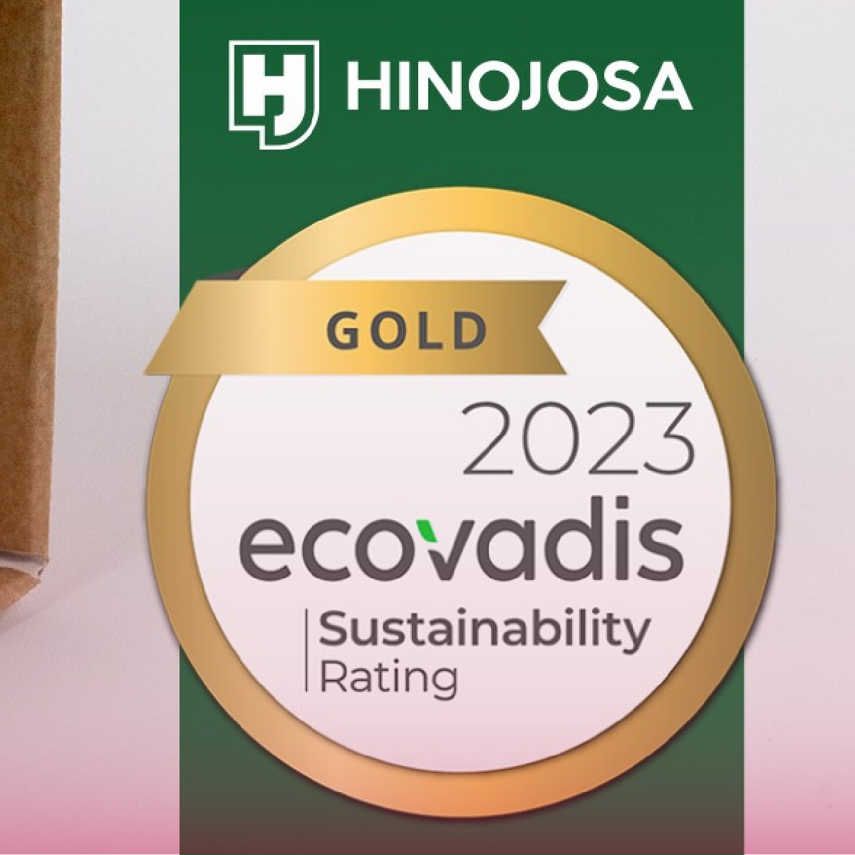 Hinojosa revalida la medalla de oro de EcoVadis en reconocimiento a sus